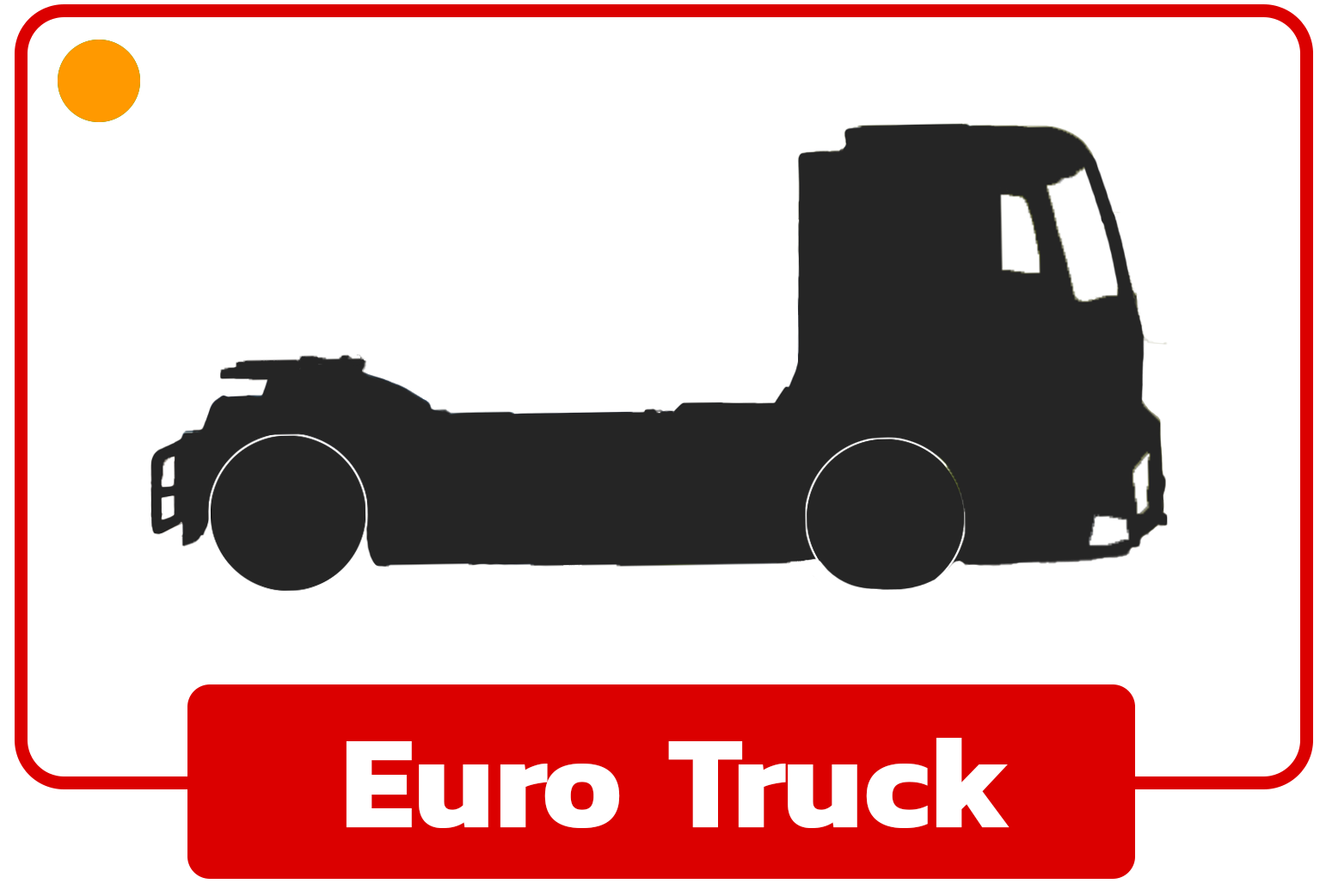 euro-truck silhouette
